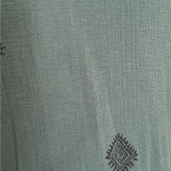 Zara Teal Embroidered Mini Dress - Picture 3 of 6